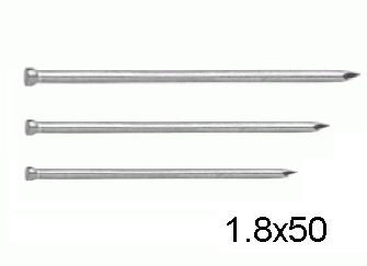 Гвозди финишные оцинкованные СВФС 1,8х50мм (1кг) Гвозди финишные оцинкованные СВФС 1,8х50мм (1кг)