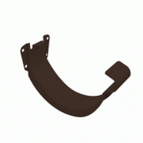 Держатель желоба металл коричневый короткий Держатель желоба металл коричневый короткий