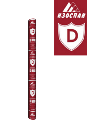 Мембрана Изоспан D (70м2) паро-гидроизоляционная повышенной прочности Мембрана Изоспан D (70м2) паро-гидроизоляционная повышенной прочности