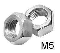 Гайка оцинкованная СВФС DIN934 М5 (1000шт)  
