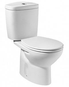 Керамический унитаз-компакт с горизонтальным выпуском Roca Victoria (342399000)