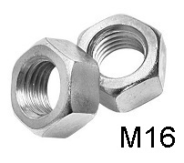 Гайка оцинкованная СВФС DIN934 М16 (50шт) 