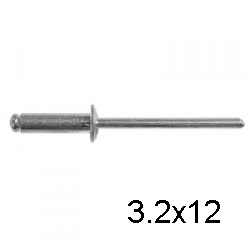 Заклепка вытяжная комбинированная СВФС 3,2х12 (1000шт)
