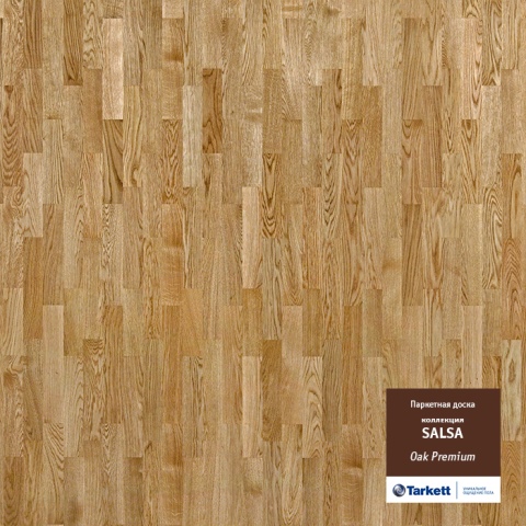 Паркетная доска TARKETT SALSA трехполосная Дуб Премиум Паркетная доска TARKETT SALSA трехполосная Дуб Премиум