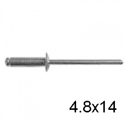 Заклепка вытяжная комбинированная СВФС 4,8х14 (1000 шт)
