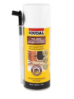 Пена монтажная Soudal ручная 300 мл Пена монтажная Soudal ручная 300 мл