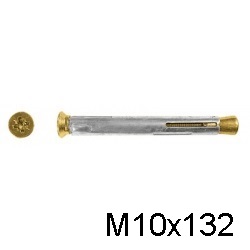 Рамный дюбель металлический СВФС М10х132мм (100шт)