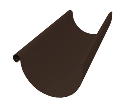 Желоб металл коричневый (3м) D=125мм 