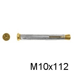 Рамный дюбель металлический СВФС М10х112мм (100шт)