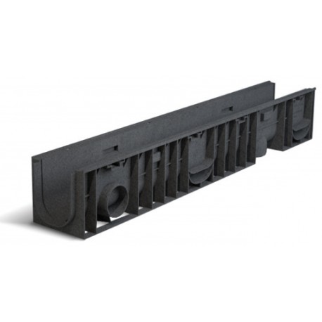 Водоотводный пластиковый лоток ЛВП Norma DN100 Н150