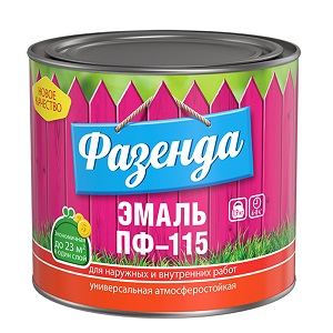 Эмаль ТЕКС ФАЗЕНДА ПФ-115 белая (20 кг)