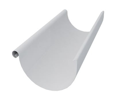 Желоб металл белый (3м) D=125мм 