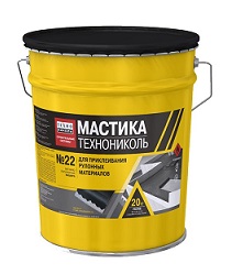 Мастика ТЕХНОНИКОЛЬ №22 (Вишера) приклеивающая, ведро 20 кг