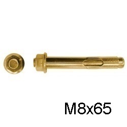 Анкерный болт с гайкой СВФС М8х65 (100 шт)