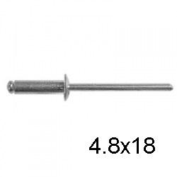 Заклепка вытяжная комбинированная СВФС 4,8х18 (1000 шт)