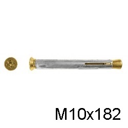 Рамный дюбель металлический СВФС М10х182мм (100шт)