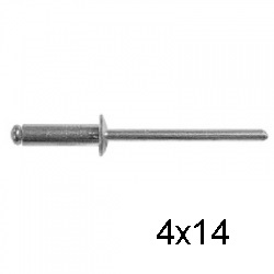 Заклепка вытяжная комбинированная СВФС 4х14 (1000 шт)