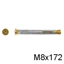 Рамный дюбель металлический СВФС М8х172мм (80шт)
