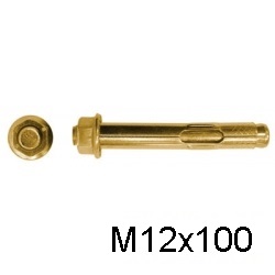 Анкерный болт с гайкой СВФС М12х100 (30 шт)