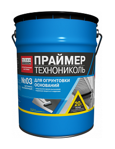 Праймер ТЕХНОНИКОЛЬ битумно-полимерный №03 ведро 20л